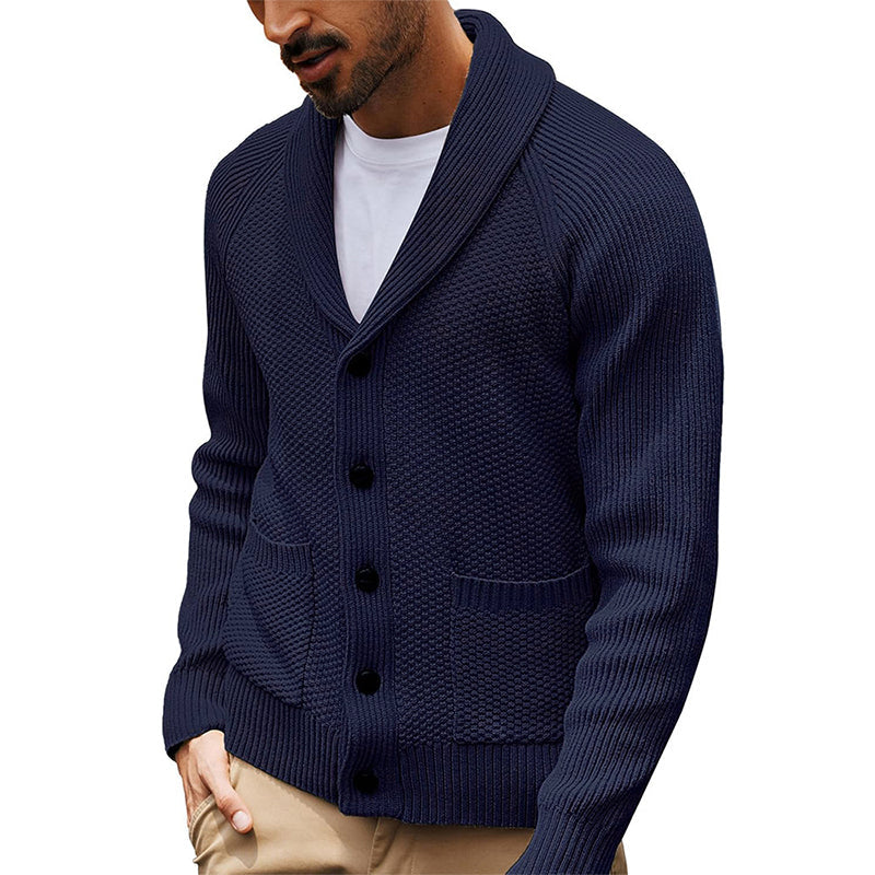 ✨Men's Casual Shawl Collar Sweater Cardigan – 50% OFF! Cozy, Stylish, Everyday Layering Essential