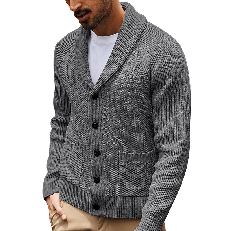 ✨Men's Casual Shawl Collar Sweater Cardigan – 50% OFF! Cozy, Stylish, Everyday Layering Essential