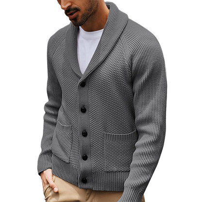 ✨Men's Casual Shawl Collar Sweater Cardigan – 50% OFF! Cozy, Stylish, Everyday Layering Essential