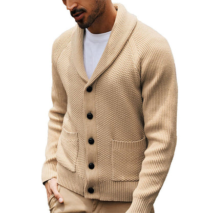 ✨Men's Casual Shawl Collar Sweater Cardigan – 50% OFF! Cozy, Stylish, Everyday Layering Essential