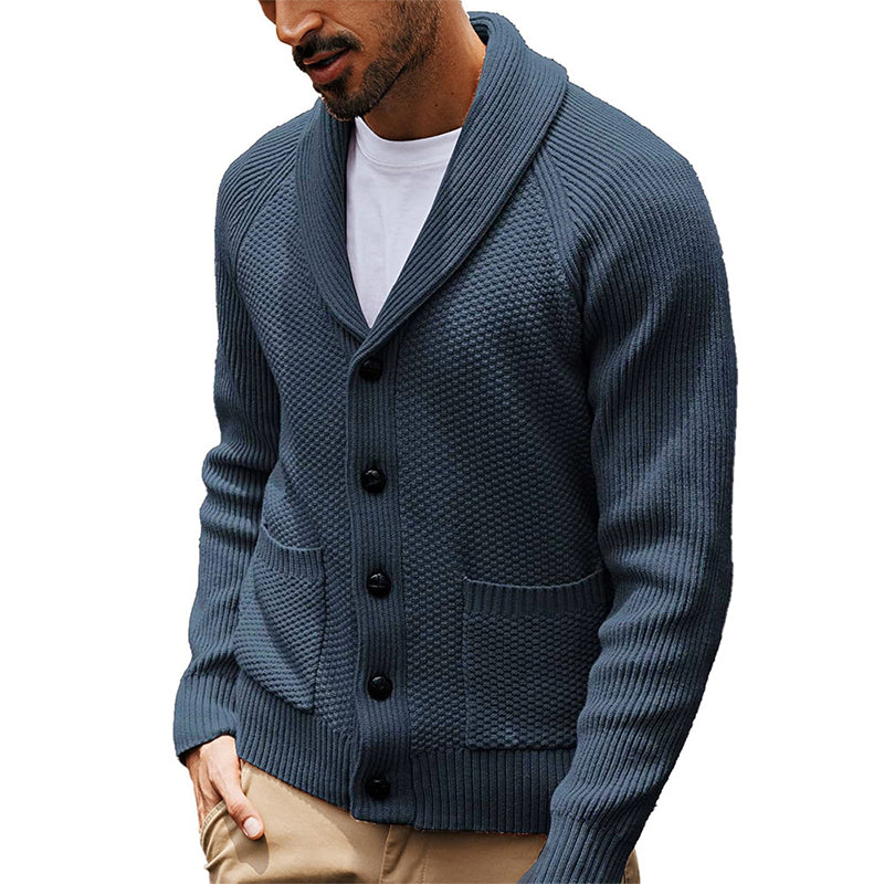✨Men's Casual Shawl Collar Sweater Cardigan – 50% OFF! Cozy, Stylish, Everyday Layering Essential