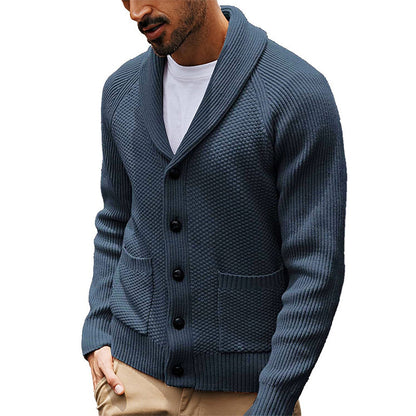 ✨Men's Casual Shawl Collar Sweater Cardigan – 50% OFF! Cozy, Stylish, Everyday Layering Essential