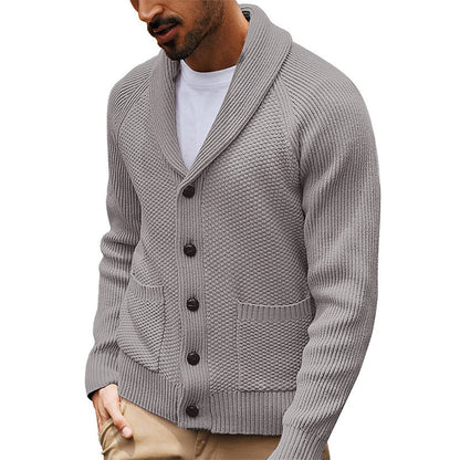 ✨Men's Casual Shawl Collar Sweater Cardigan – 50% OFF! Cozy, Stylish, Everyday Layering Essential