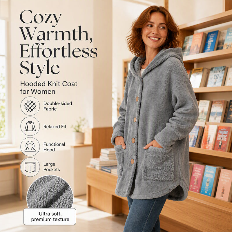 ⏰Last Day!🧥Women's Winter Cozy Hooded Jacket – Warm, Water-Repellent & Easy to Layer ❄️