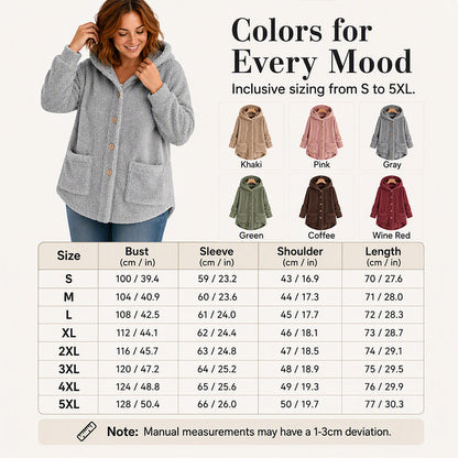 ⏰Last Day!🧥Women's Winter Cozy Hooded Jacket – Warm, Water-Repellent & Easy to Layer ❄️