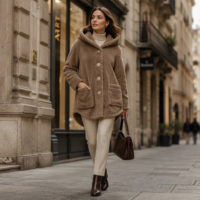 ⏰Last Day!🧥Women's Winter Cozy Hooded Jacket – Warm, Water-Repellent & Easy to Layer ❄️