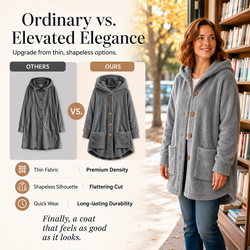 ⏰Last Day!🧥Women's Winter Cozy Hooded Jacket – Warm, Water-Repellent & Easy to Layer ❄️