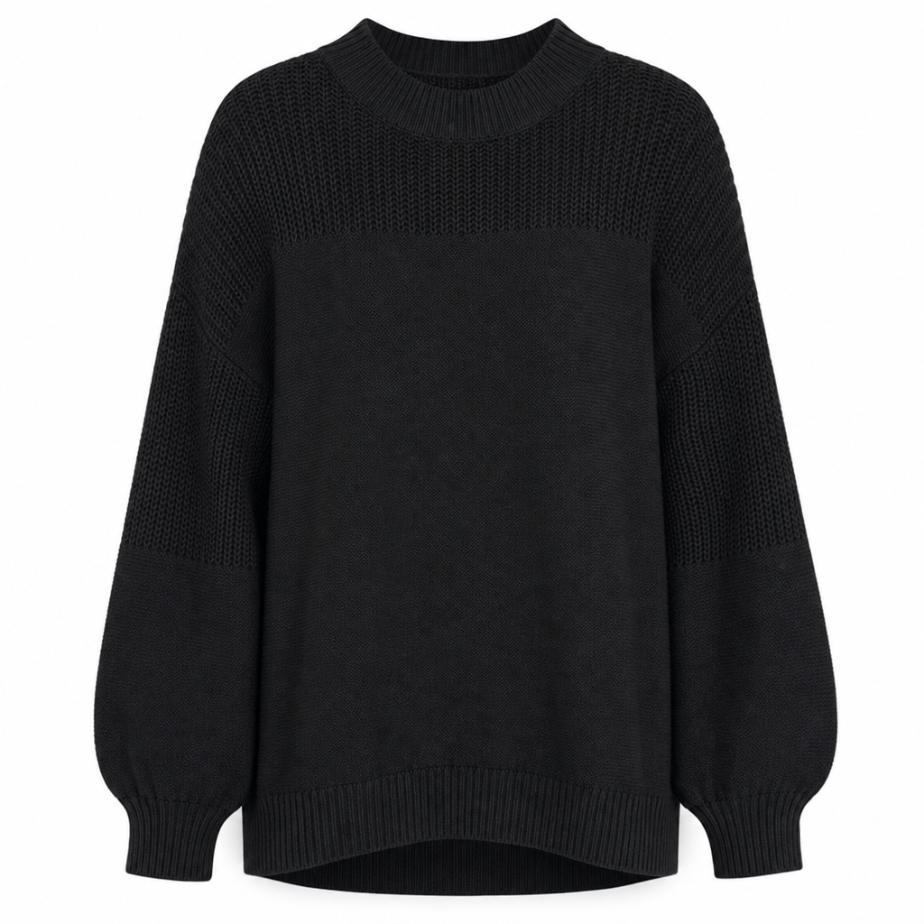 🌸🖤Black Friday Sale:50% OFF🖤💖Women's Solid Color Knit Pullover Sweater