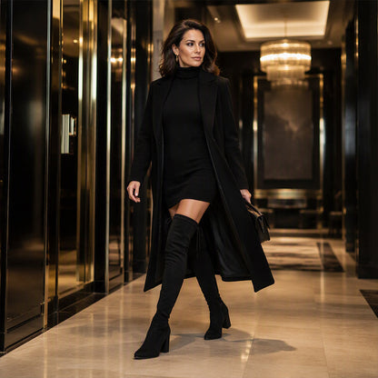 ✨Block Heel Comfort!👢Women's Over-The-Knee Boots 🎁