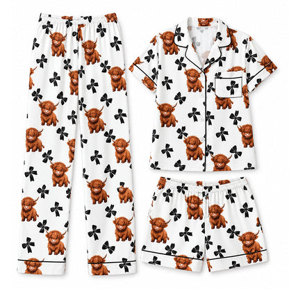 🔥50% OFF Limited Time!👚Women's 3-Piece Pajama Set – Cozy, Soft, Perfect for Lounging & Sleep