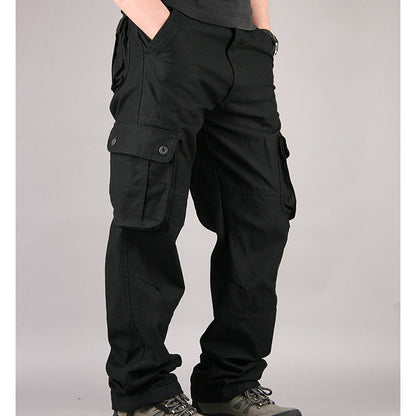 Men's Relaxed-Fit Cargo Pants with Multi Pockets