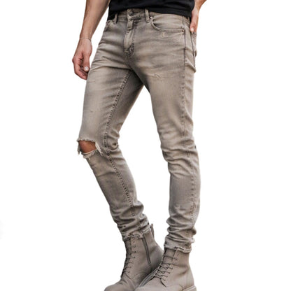 Men's Trendy Ripped Slim-Fit Jeans