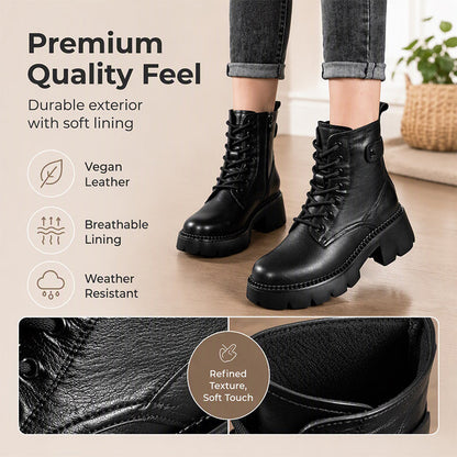 Women's Retro Platform Martin Boots