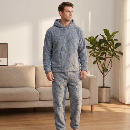 ☁️Comfortable & Relaxed, Everyday Casual – Men's Hooded Sweatshirt & Sweatpants Set ✨