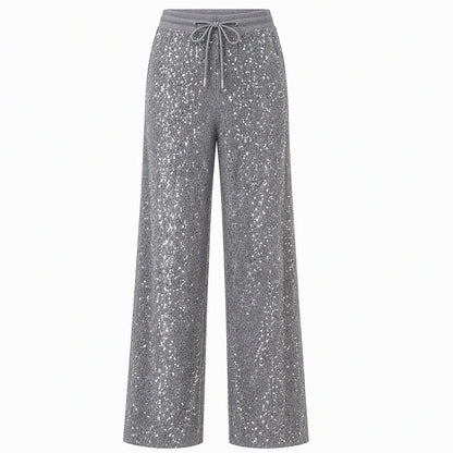 ✨Women's Sparkling Sequin Wide-Leg Pants – Glamorous, Comfortable, Party-Ready Style