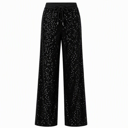 ✨Women's Sparkling Sequin Wide-Leg Pants – Glamorous, Comfortable, Party-Ready Style