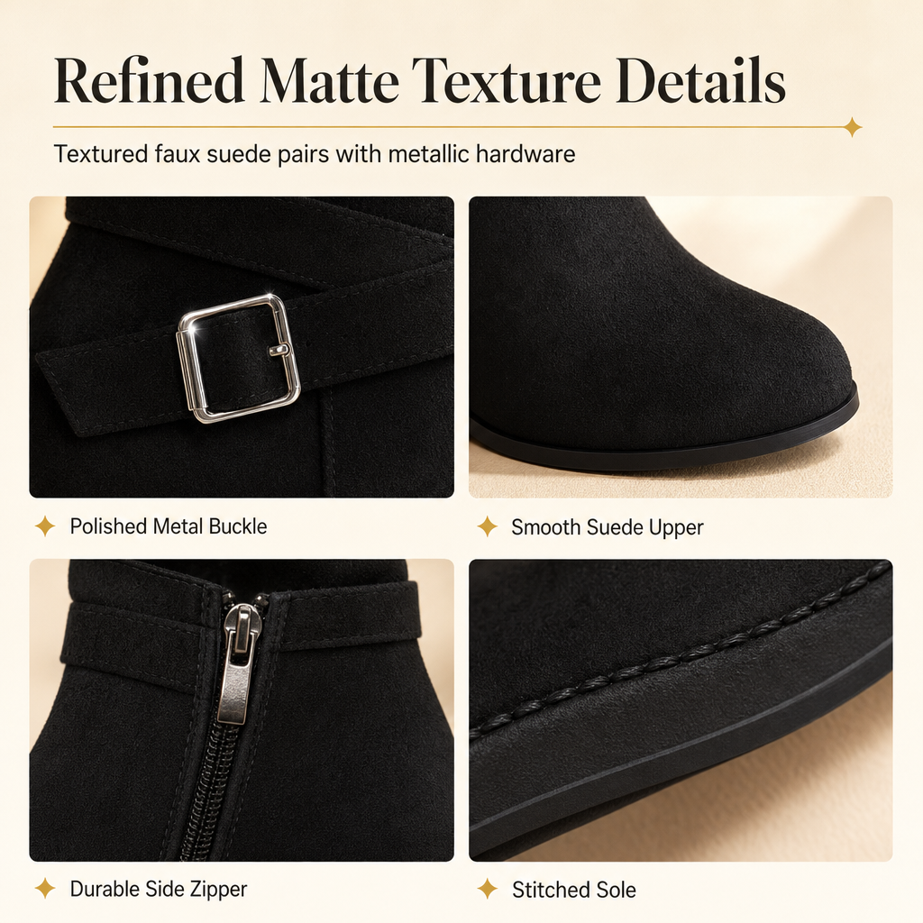 🖤Black Friday Sale:50% OFF🖤 Women's Casual Wedge Ankle Boots