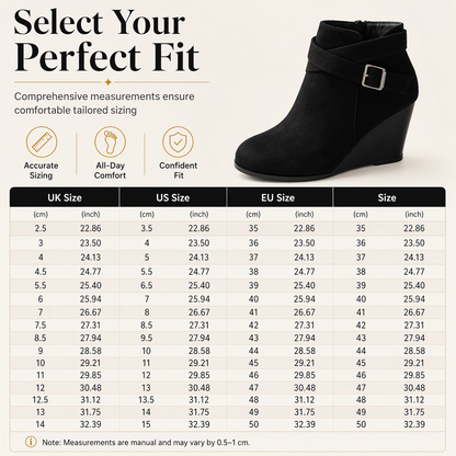 🖤Black Friday Sale:50% OFF🖤 Women's Casual Wedge Ankle Boots