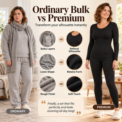 Women's Seamless Self-Heating Thermal Underwear Set