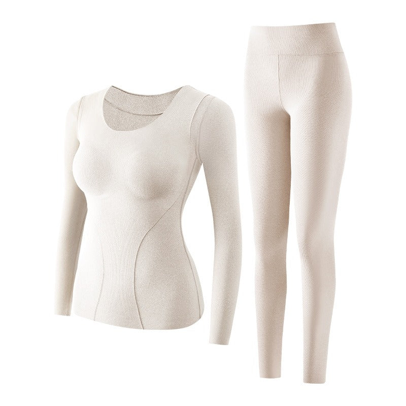 Women's Seamless Self-Heating Thermal Underwear Set