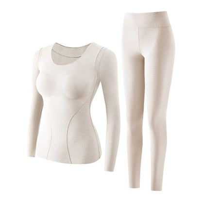 Women's Seamless Self-Heating Thermal Underwear Set