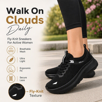 👟💨Fly-Knit Platform Sneakers – Lightweight, Breathable, Stylish