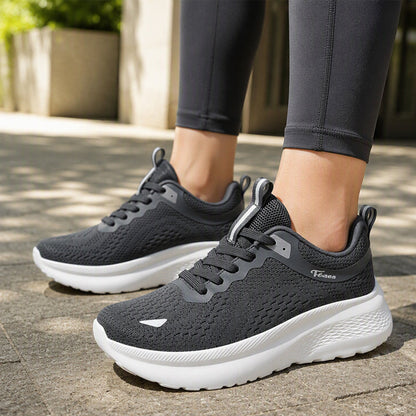 👟💨Fly-Knit Platform Sneakers – Lightweight, Breathable, Stylish