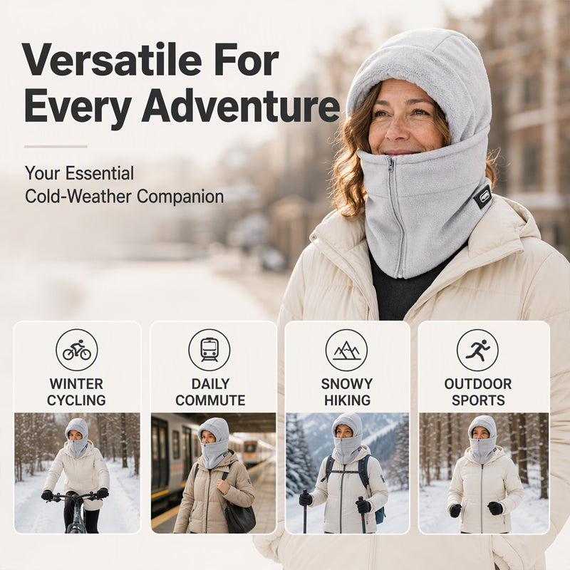 ❄️Winter Hot Sale 50% OFF🔥Winter Warm Balaclava with Zipper