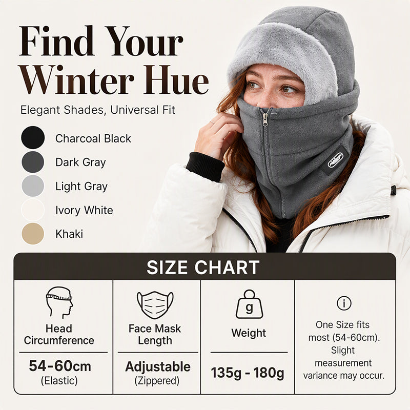 ❄️Winter Hot Sale 50% OFF🔥Winter Warm Balaclava with Zipper