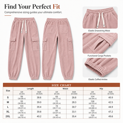 ✨Women's Casual Corduroy Jogger Pants – Soft, Relaxed Fit, Everyday Comfort