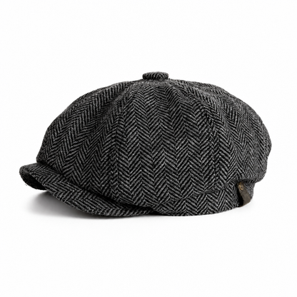 Vintage British Style Newsboy Cap for Men and Women Classic Casual Flat Cap Octagonal Beret Hat