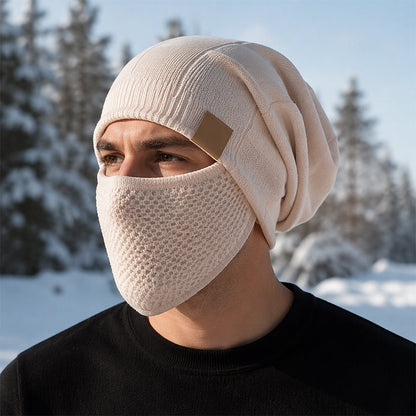 Women's Winter Thermal Hat with Integrated Face Mask