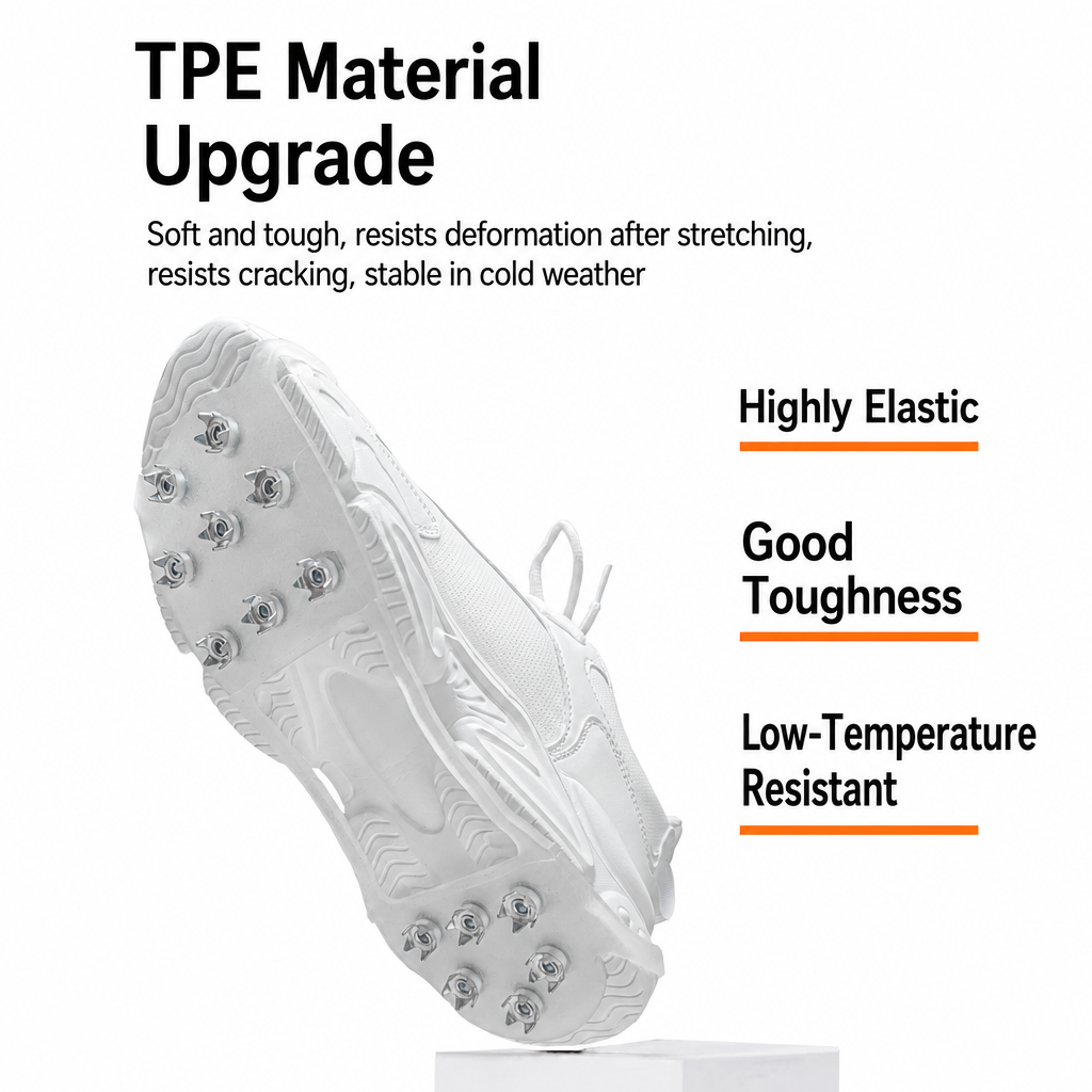 Anti Slip Cleats Crampons Traction Spikes Shoe Covers for Walking on Snow and Outdoor Mountaineering