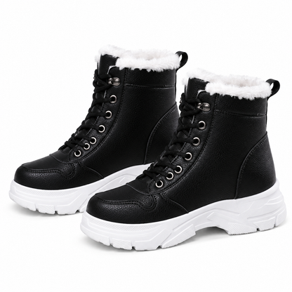 Women Winter Snow Boots Warm Plush Lined Thick High Top Ankle Boots