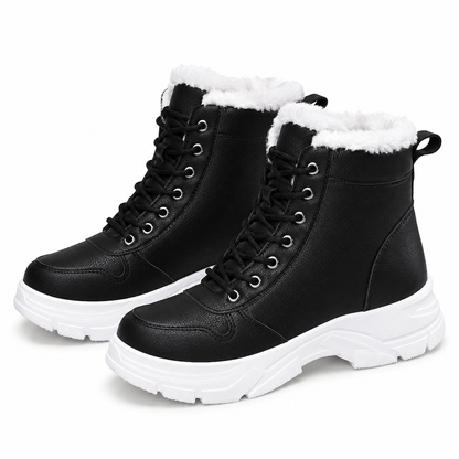 Women Winter Snow Boots Warm Plush Lined Thick High Top Ankle Boots