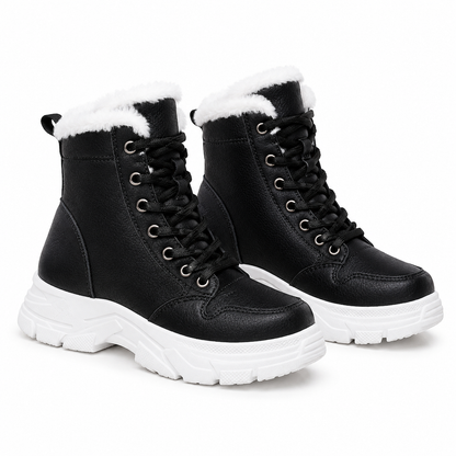 Women Winter Snow Boots Warm Plush Lined Thick High Top Ankle Boots