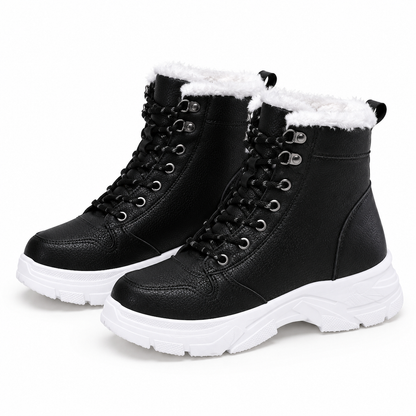 Women Winter Snow Boots Warm Plush Lined Thick High Top Ankle Boots