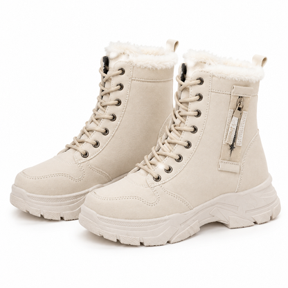 Women Winter Snow Boots Warm Plush Lined Thick High Top Ankle Boots