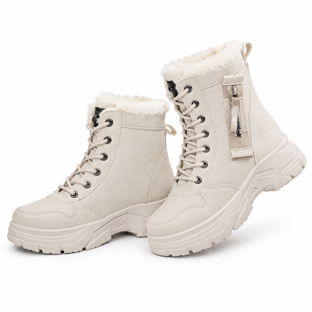 Women Winter Snow Boots Warm Plush Lined Thick High Top Ankle Boots