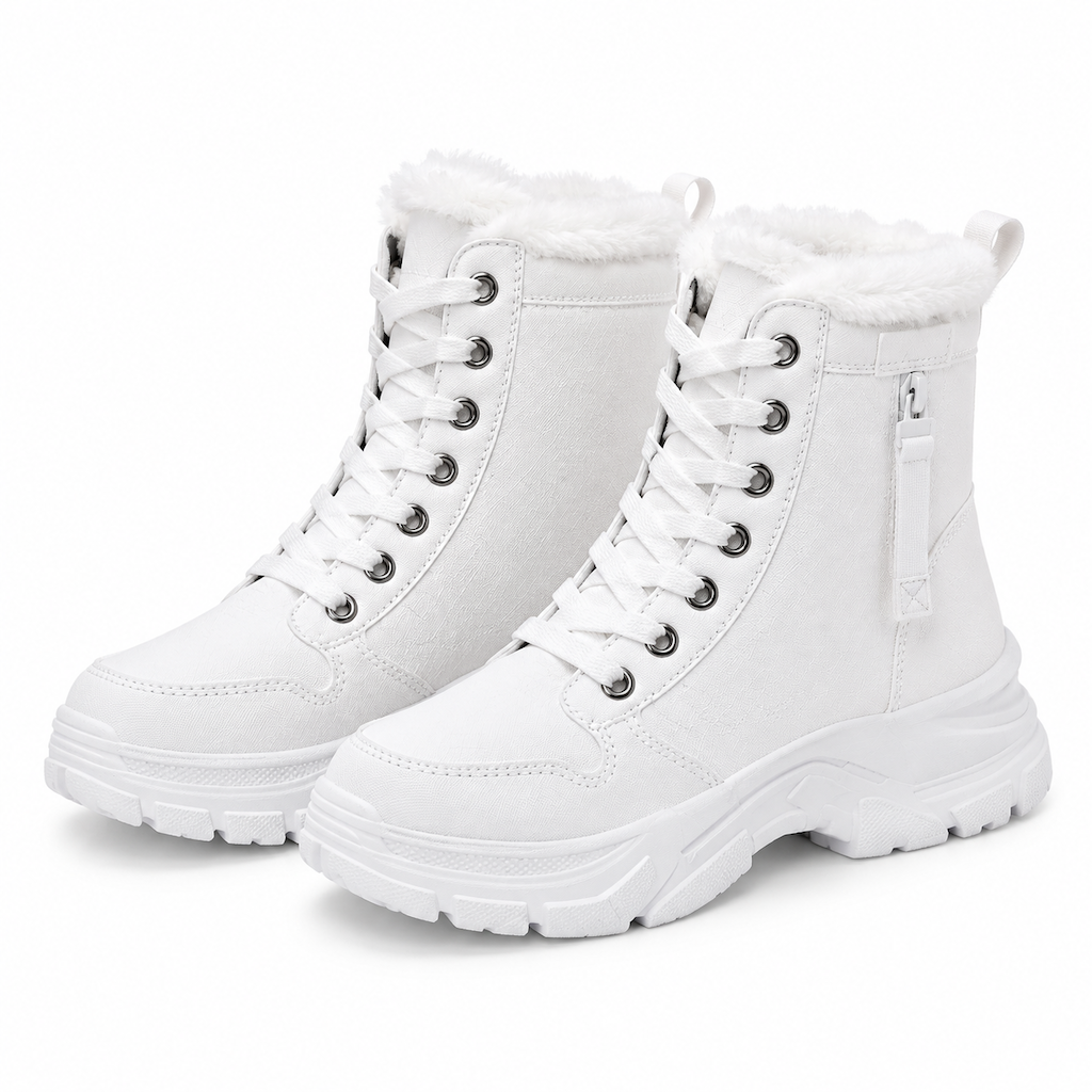 Women Winter Snow Boots Warm Plush Lined Thick High Top Ankle Boots