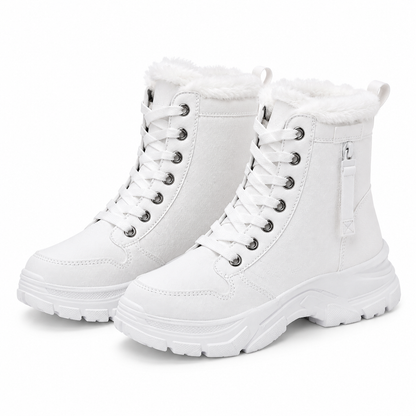 Women Winter Snow Boots Warm Plush Lined Thick High Top Ankle Boots