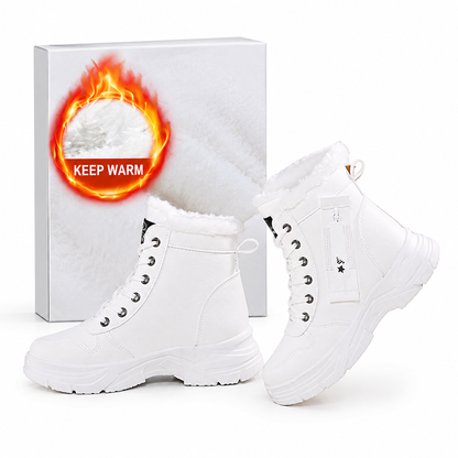 Women Winter Snow Boots Warm Plush Lined Thick High Top Ankle Boots