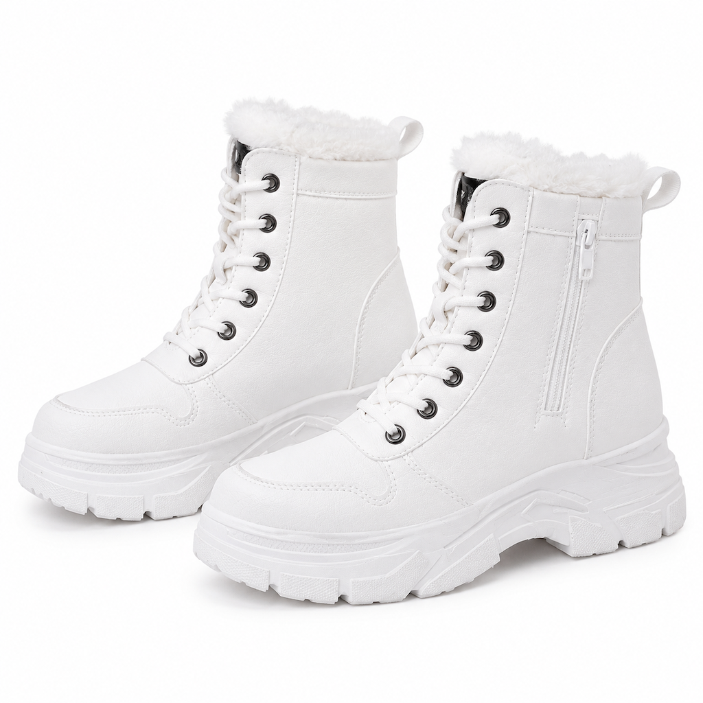 Women Winter Snow Boots Warm Plush Lined Thick High Top Ankle Boots