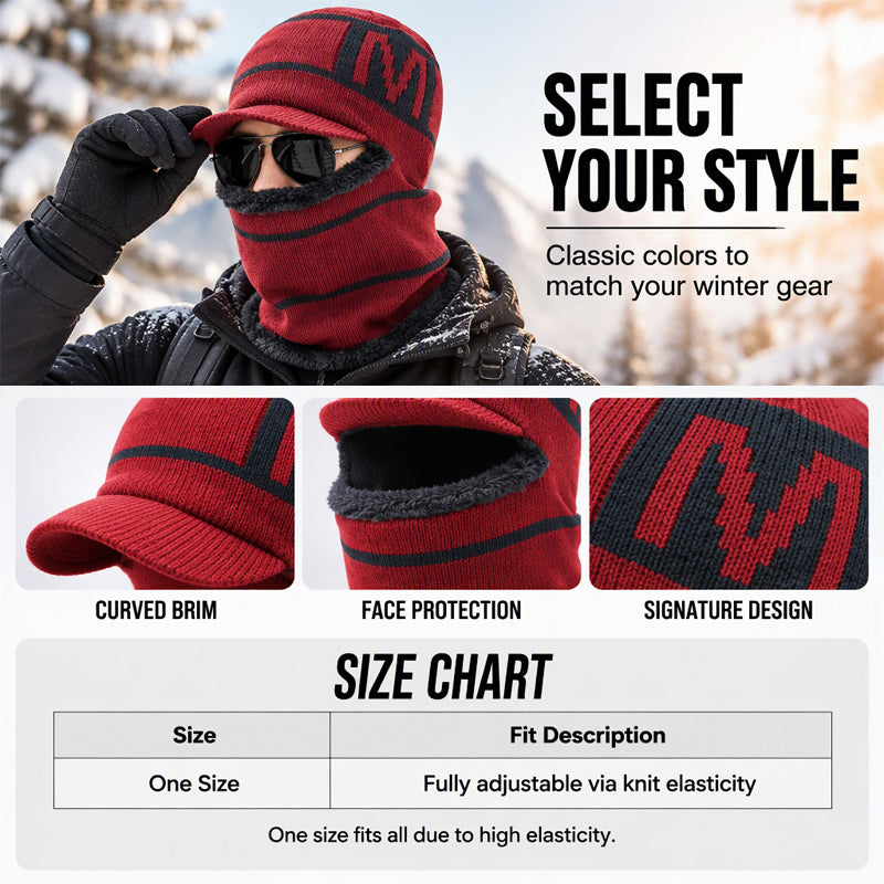 Men's Winter Warm Knit Beanie Hat