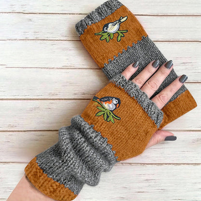 ❄️Black Friday Sale 50% OFF!!🐱Winter Warm Half Finger Knitted Gloves